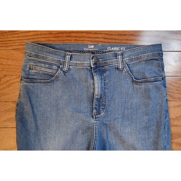 LEE Platinum Label Classic Fit Straight Leg Denim Jeans Women's Size 12 Medium - Picture 3 of 15